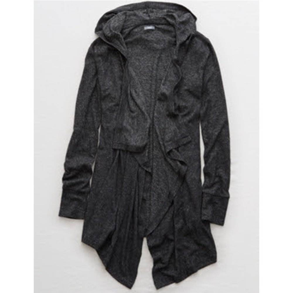 Aerie // Plush Hoodie Cardigan
